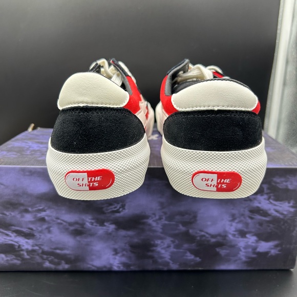 Revenge x Storm Volume 2 Low Top Red / Black Mens 6 - Picture 4 of 10